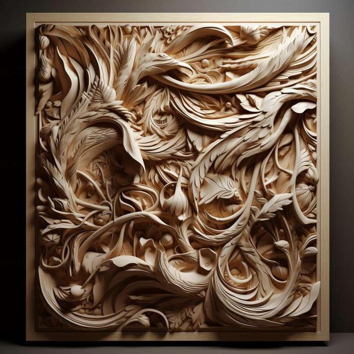 نموذج ثلاثي الأبعاد لآلة CNC 3D Art 